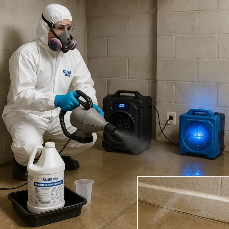 Sanitization and Odor Removal process in Appomattox County, VA