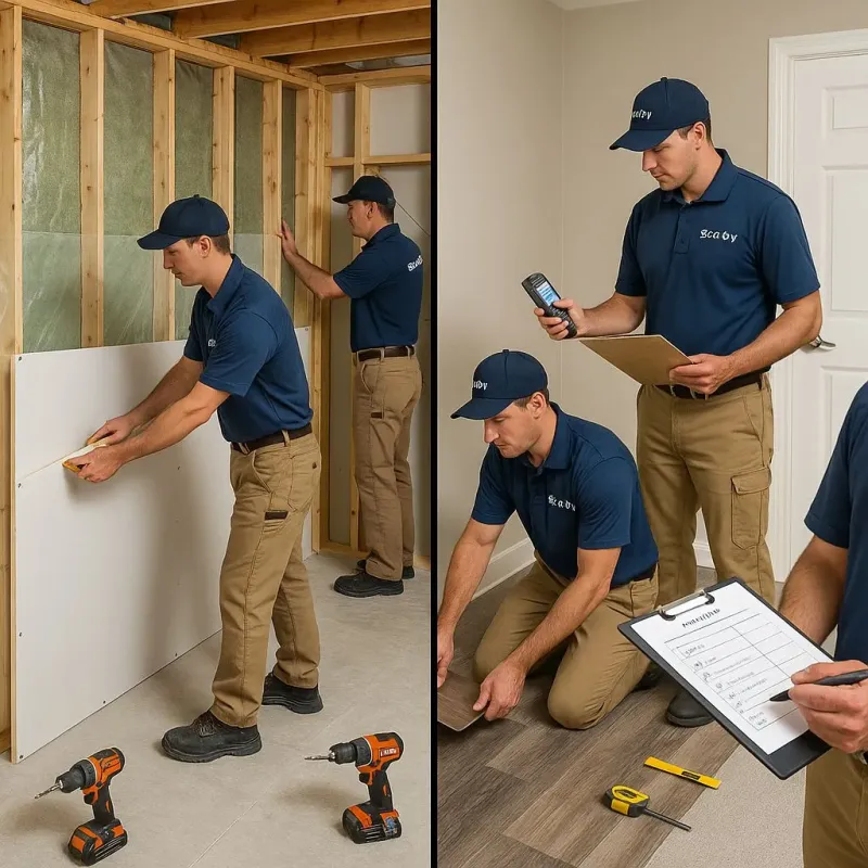 Repairs and Reconstruction process in Appomattox County, VA